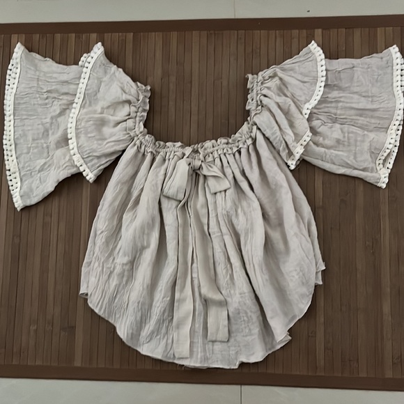 Boho Ruffled Off the Shoulder Top by Misa of Los Angeles - Picture 4 of 11